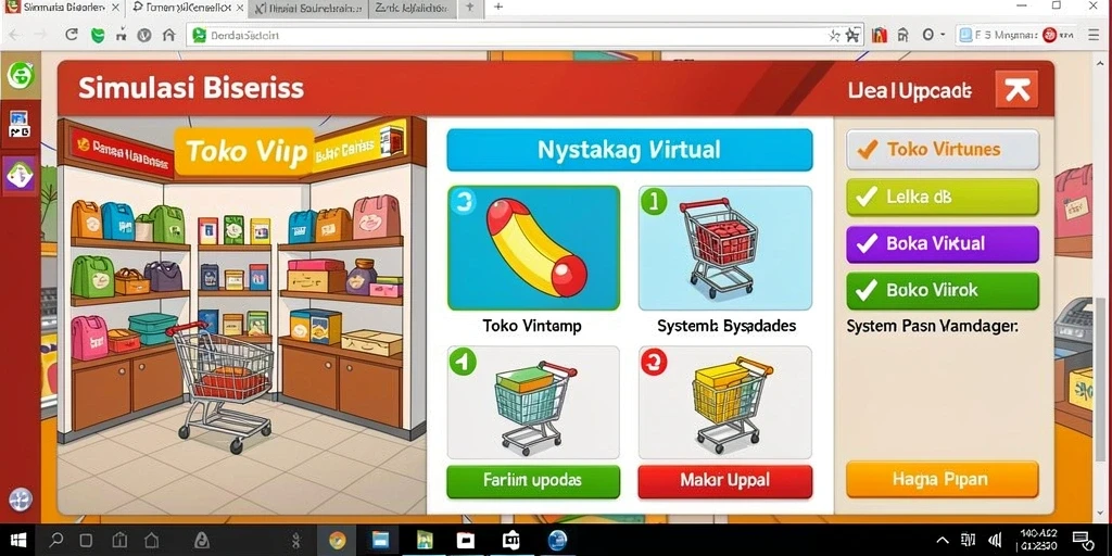 Tampilan antarmuka yang ramah pengguna.