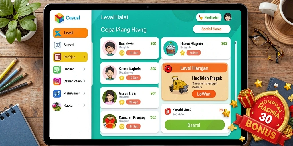 Tampilan antarmuka yang intuitif dan mudah digunakan.