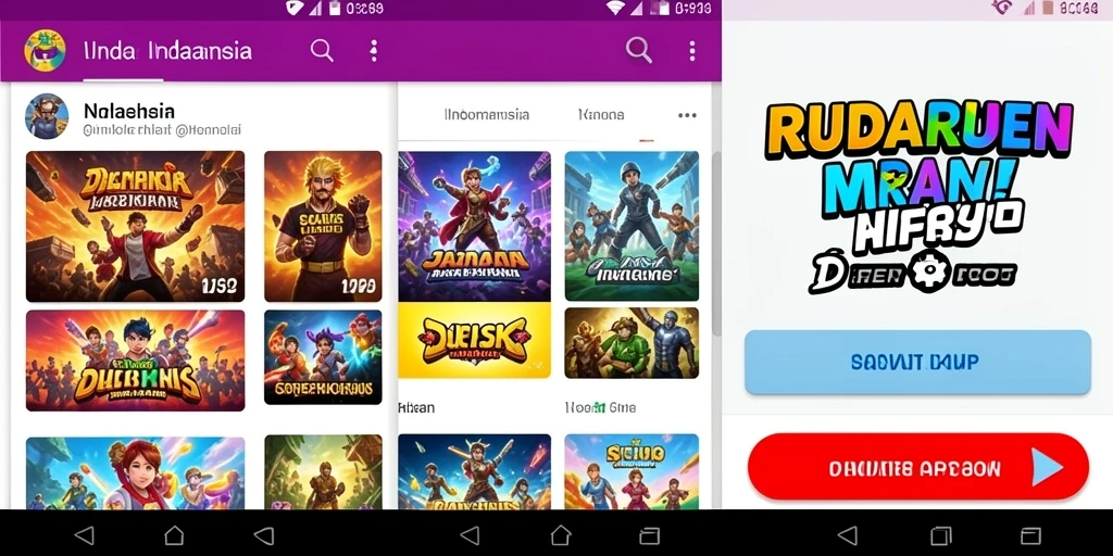 Tampilan karakter-karakter unik yang dapat dimainkan.