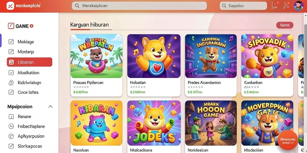Tampilan awal DENTOTO yang menarik dan penuh warna.