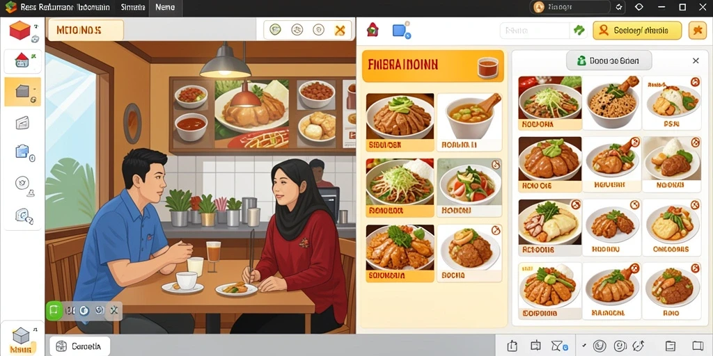 Tampilan antarmuka yang user-friendly dan menarik.