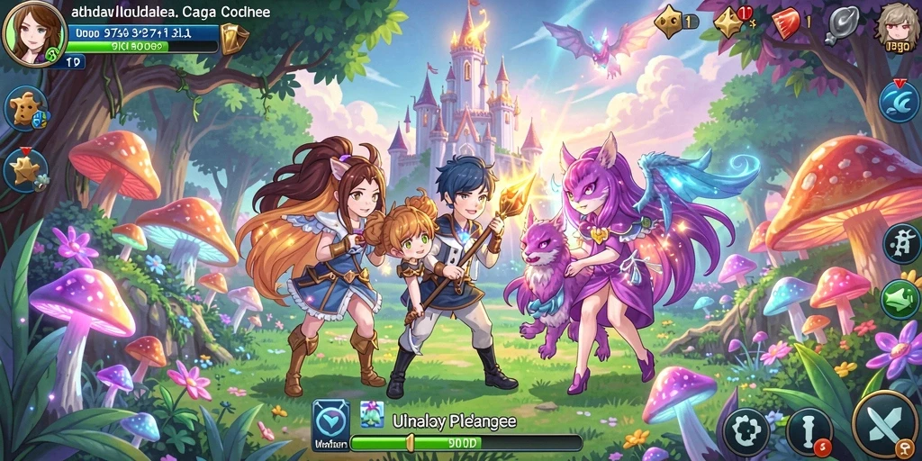 Tampilan utama game LEDAKGG yang menarik.