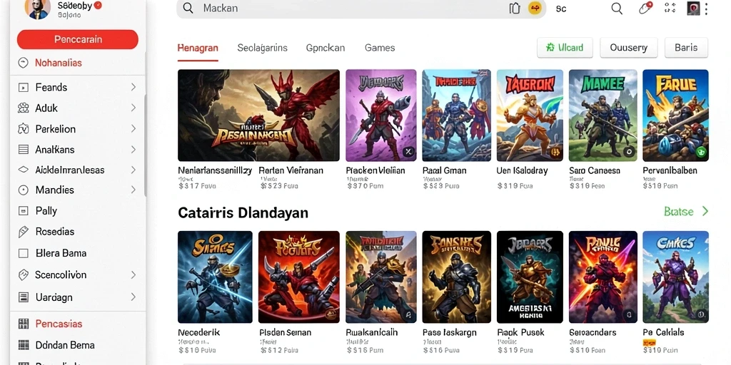 Tampilan antarmuka yang sederhana dan menarik.