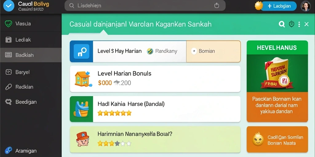 Tampilan awal MDG188 yang menarik dan intuitif.
