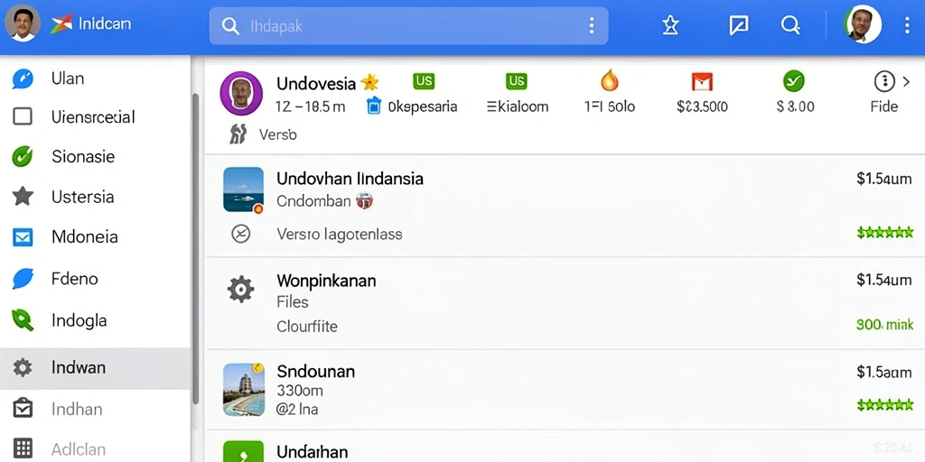 Tampilan awal yang menarik dengan navigasi mudah.