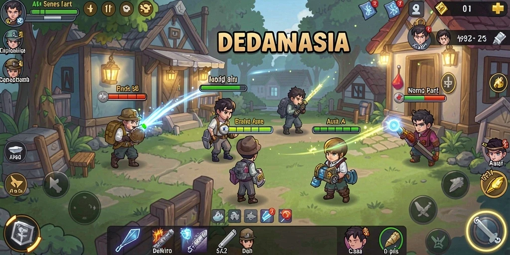 Tampilan awal yang menarik dan interaktif.