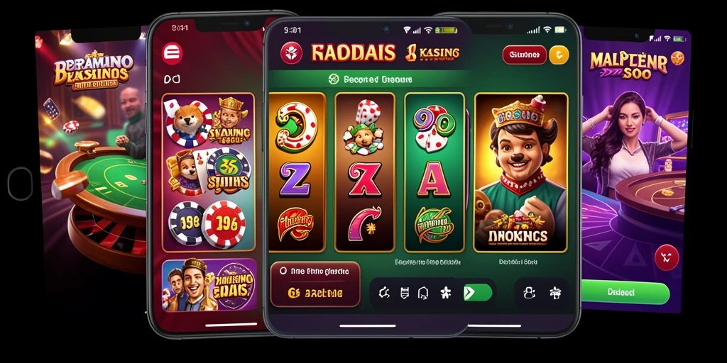 Tampilan awal game yang memukau dan ramah pengguna.
